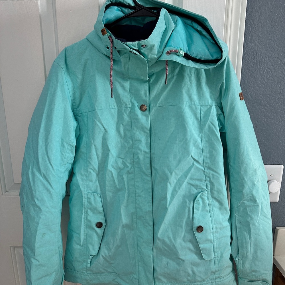Women's Aqua Hooded Jacket
